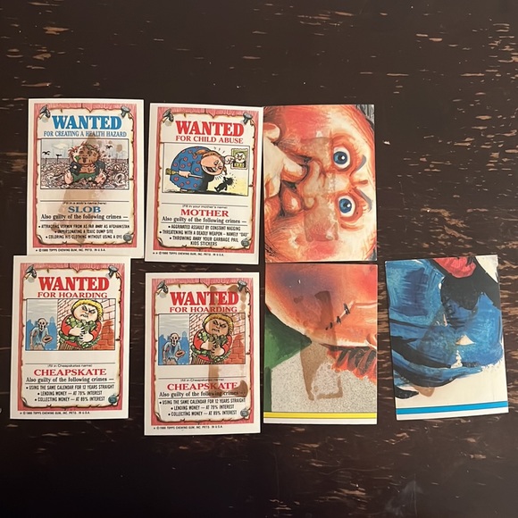 GARBAGE PAIL KIDS 1986. Lot of 7 - Picture 2 of 16